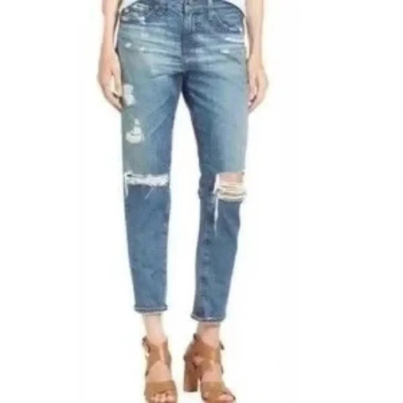 AG Adriano Goldshmied jeans size 26 the beau slouchy skinny​​ - Picture 1 of 4
